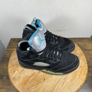 Air Jordan 5 Retro Aqua Shoes Womens Size 7.5 Nubuck OG 440888-047